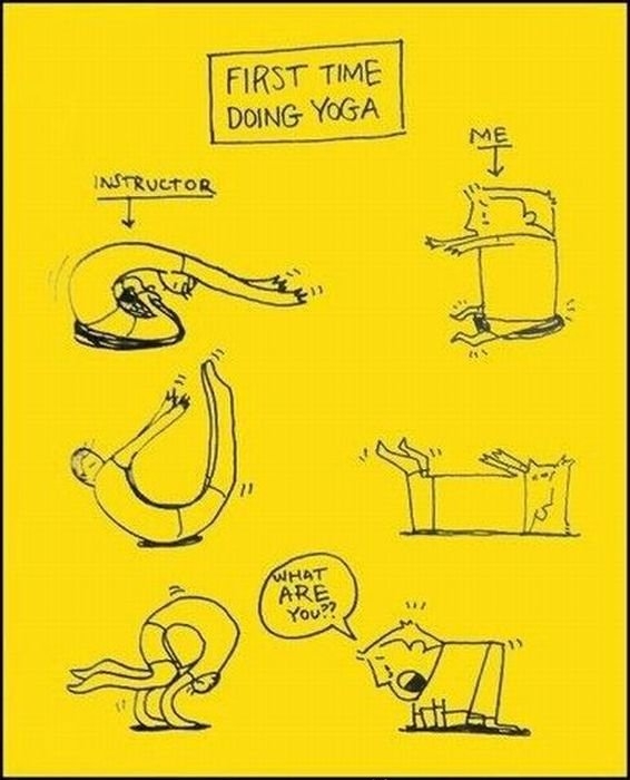 First Time Doing Yoga